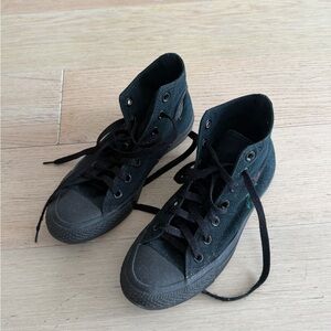 Converse Black Canvas High-Tops